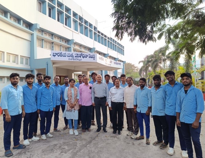 Trainee visit to Visakhapatnam Base of FSI on 09.04.2025