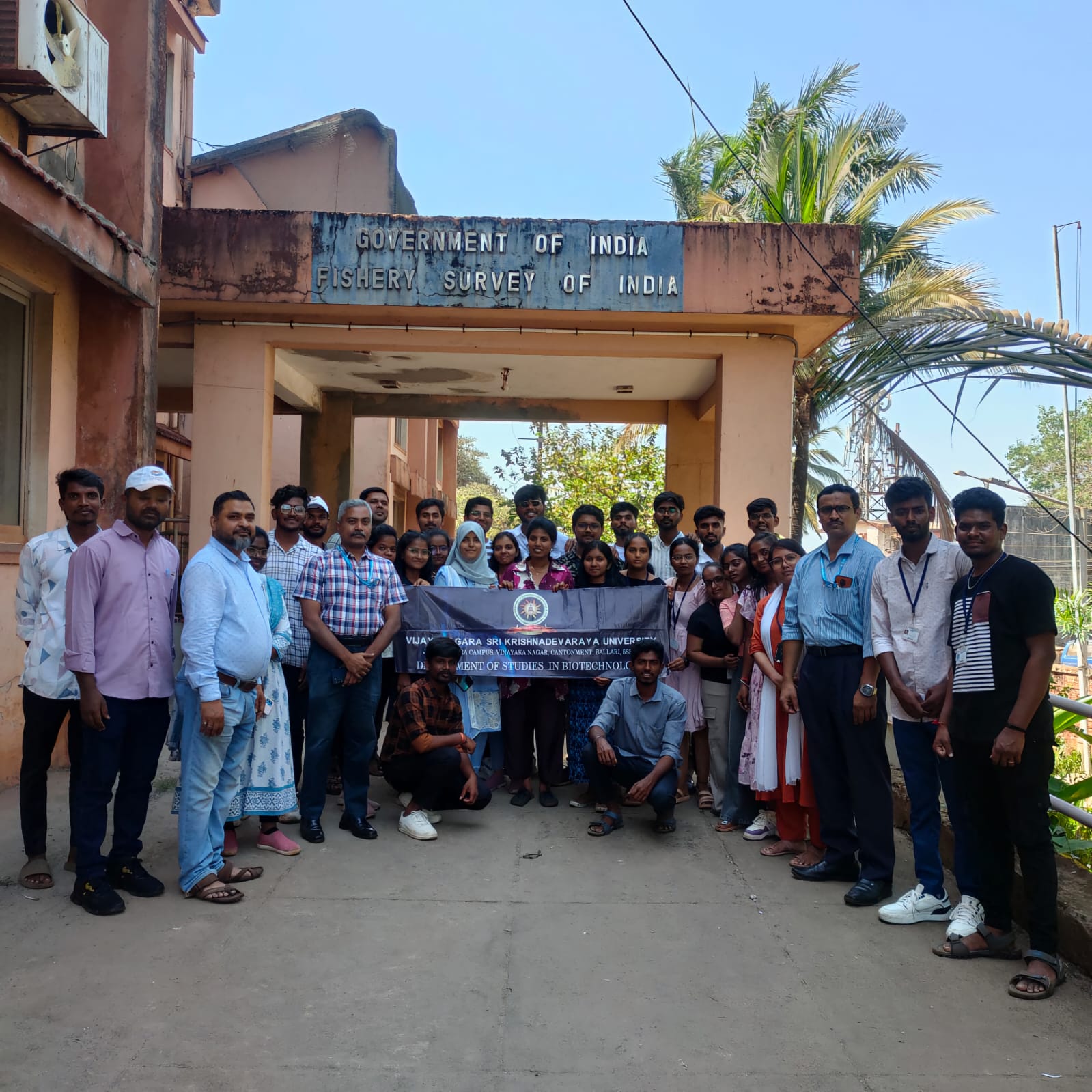 Open House cum Marine Fishery Exhibition arranged by Mormugao Base of FSI 